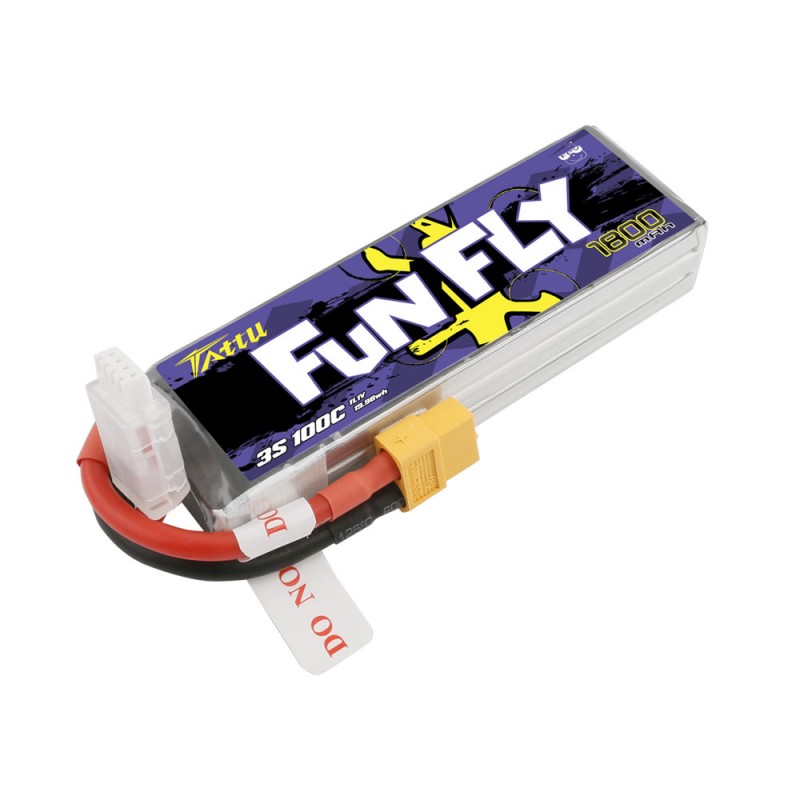 Batería LiPo TATTU FUNFLY 3s 11.1V 1800mAh 100C