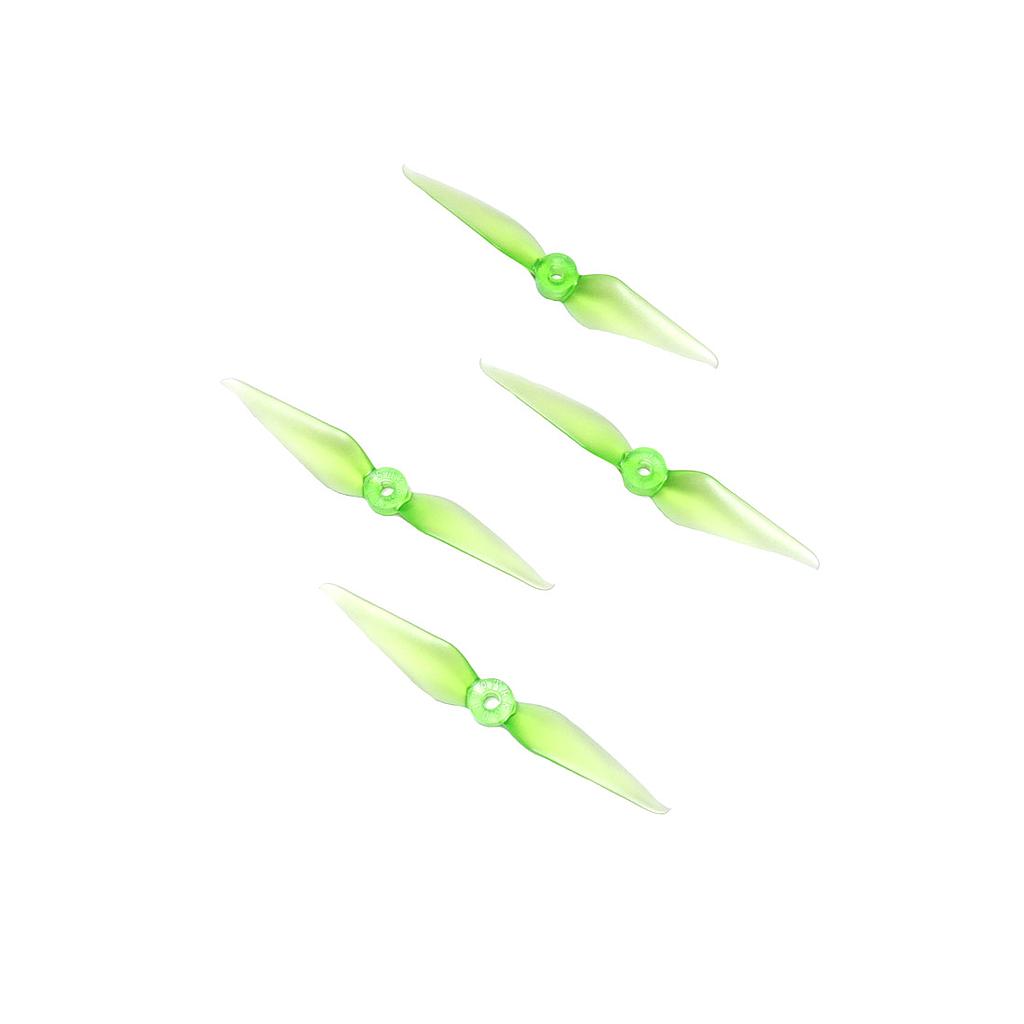 Hélice RaceKraft 5038 Bi-pala Wing Tip verde claro ( 2 parejas)