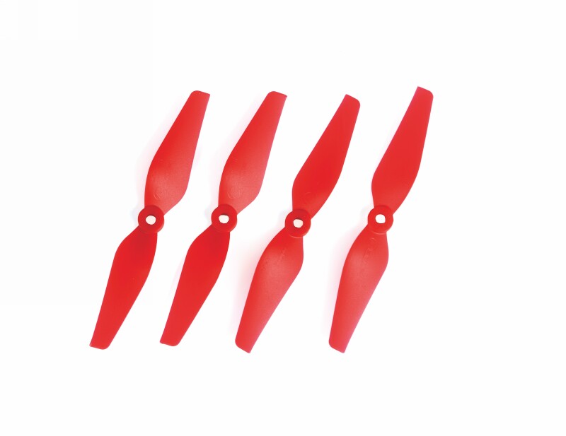 Graupner Copter Prop  5x3&quot;  5-8mm  4 units CCW/CW   Red